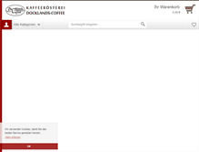 Tablet Screenshot of docklands-coffee.de